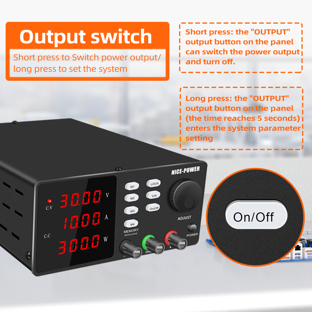 KUAIQU DC laboratory power supply 120V 3A3 group storage function