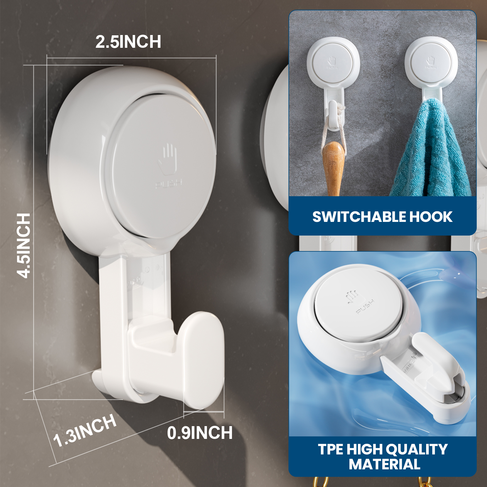 Waterproof Hooks For Showernull