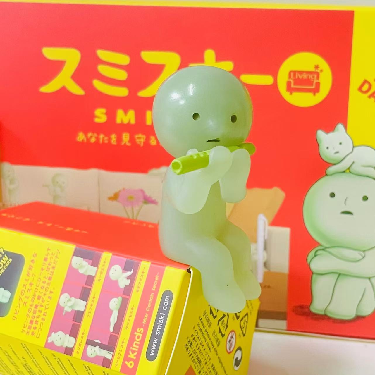 6Pcs/7Pcs/Set Smiski Blind Box Luminous Elf Living Series Mini Figure ...