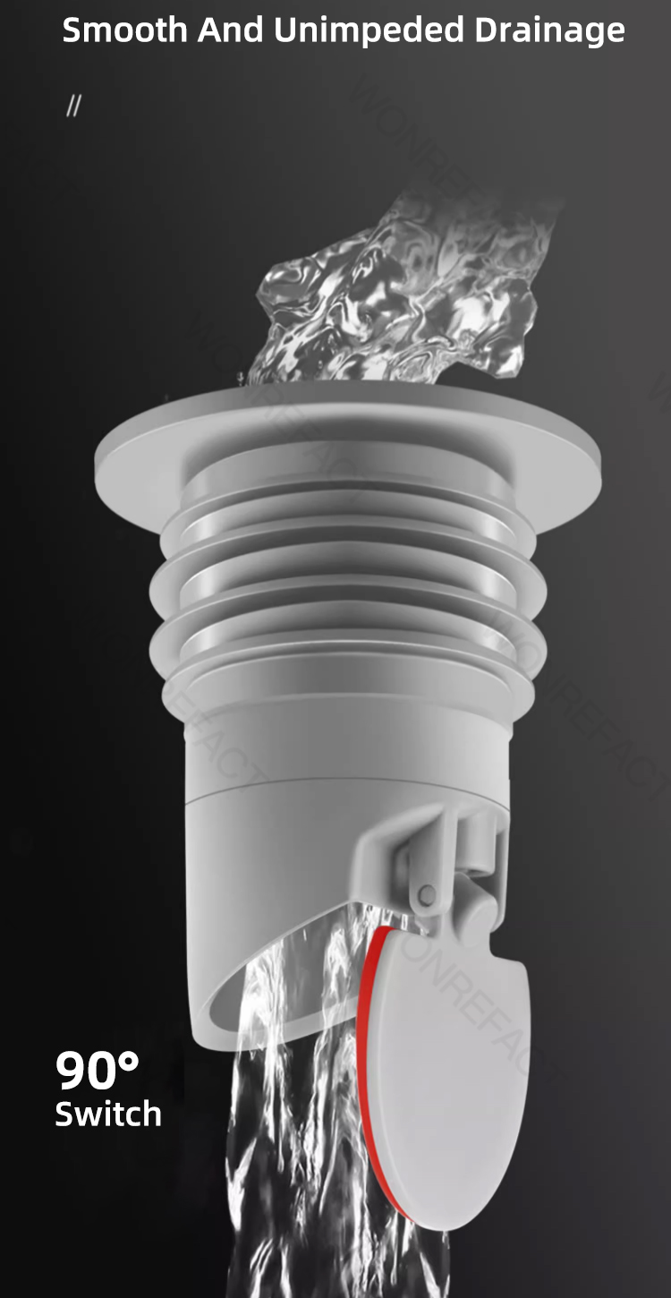 Drain Odor-proof Seal Plug Cover Drain Seal Plug Washing Machine Drain ...
