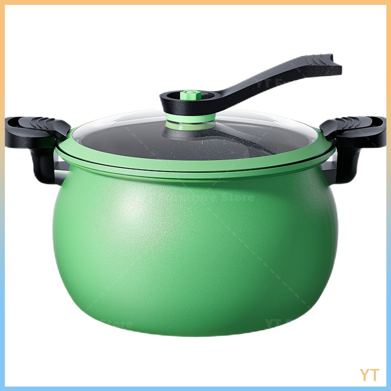 6L/8L Non-Stick Micro Pressure Pot Multifunction Stew Cooking Soup Wok ...