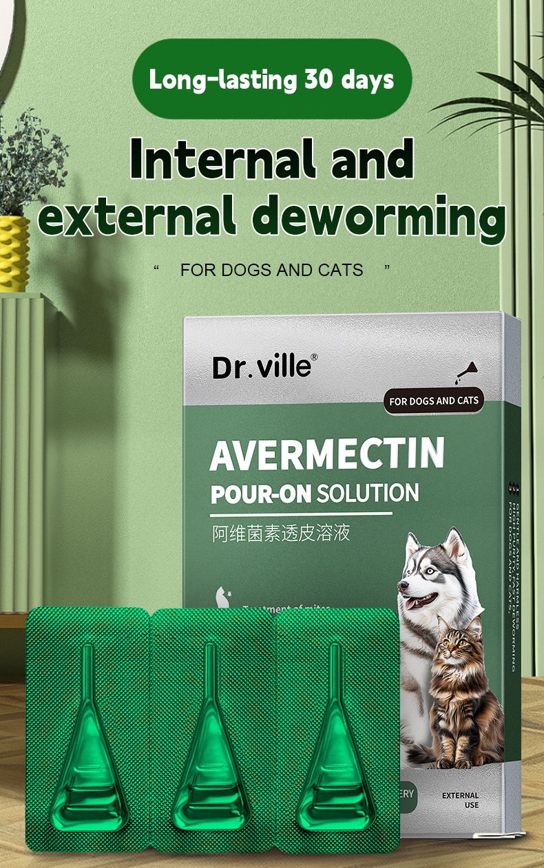 Revolution For Cats & Dogs - Anti-flea & Deworming Solution,PET Insect ...