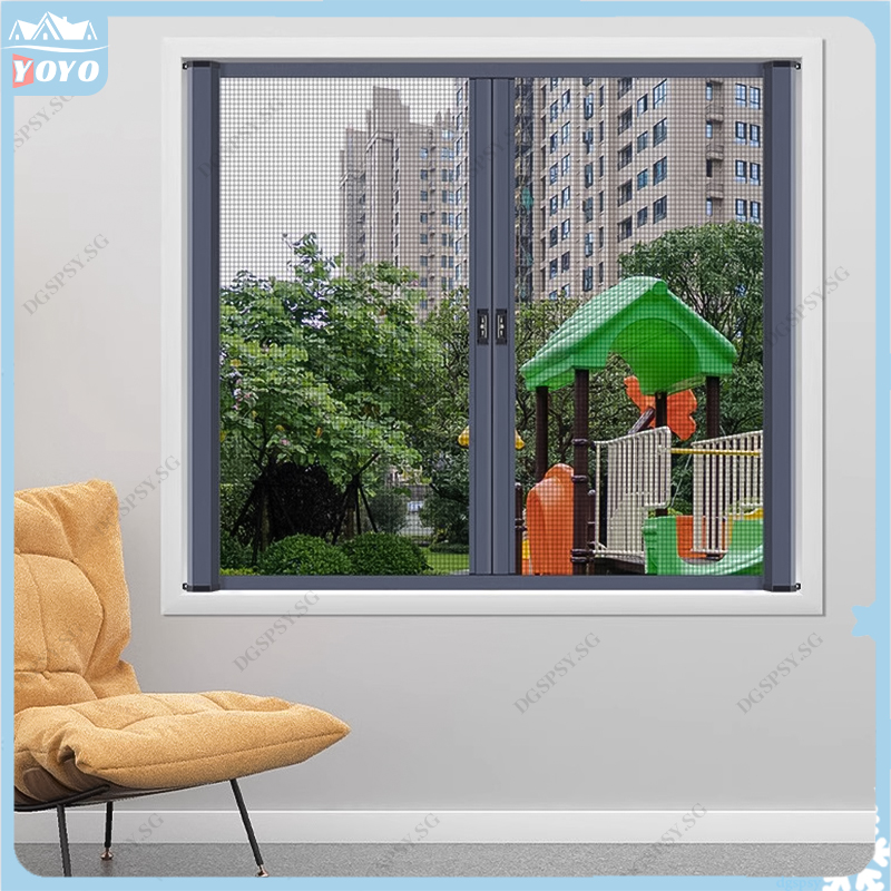 Folding screen window window anti-mosquito screen mesh self-assembly ...