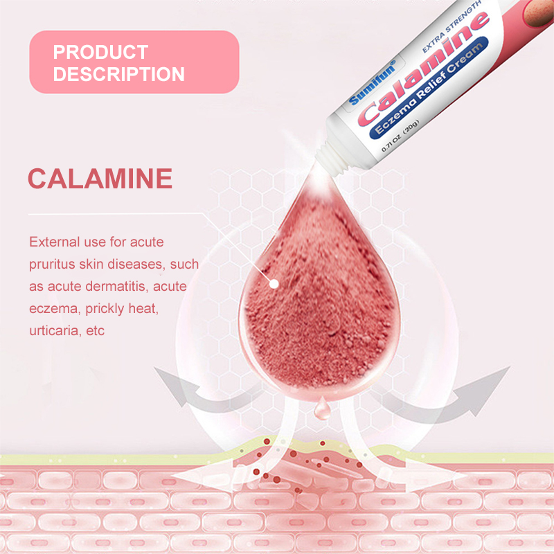 Calamine eczema cream 20g is suitable for skin itching, allergies ...