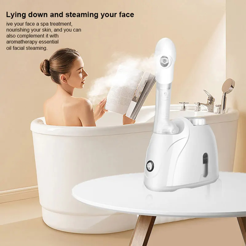 Ozone Facial Steamer Warm Mist Humidifier for Face Deep Cleaning ...