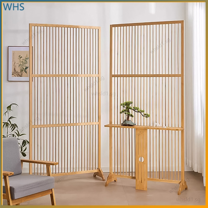 Screen partition living room decoration entry home mobile solid wood ...