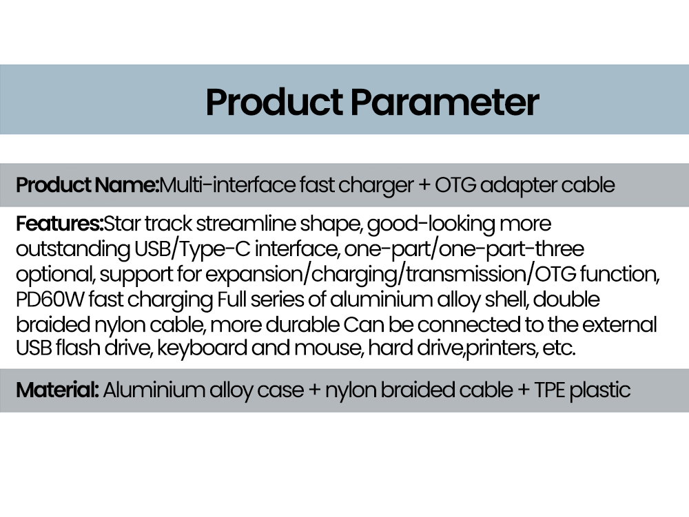 Elough Multi-interface Type C Male to Multi Type-C/USB Ports Transfer ...