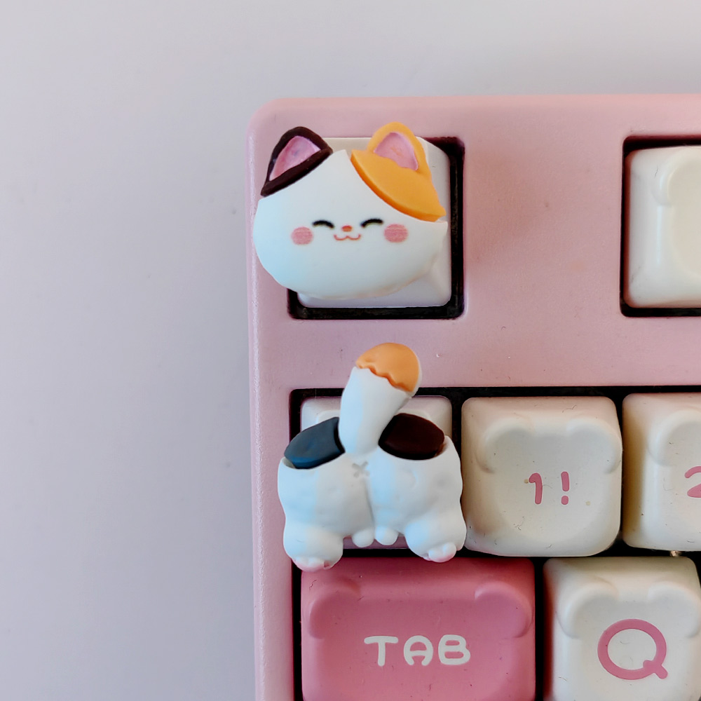 Corgi Buttocks Dog Head+Butt Keycap Mechanical Keyboard Dedicated ...