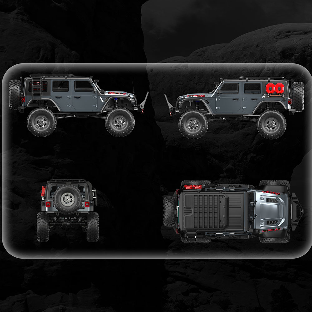 HB Toys 1/10 RC Crawler R1011-R1016 4WD Off-Road Truck 550 Motor High ...