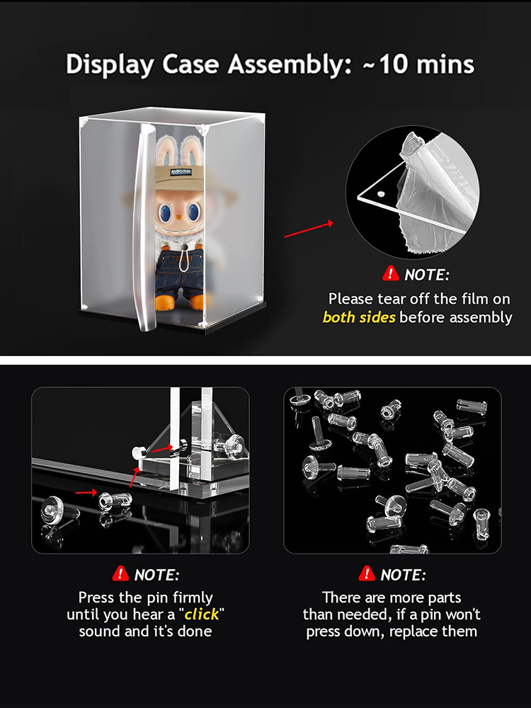 Labubu Storage Box Labubu Display Box Acrylic Display Box Popmart ...