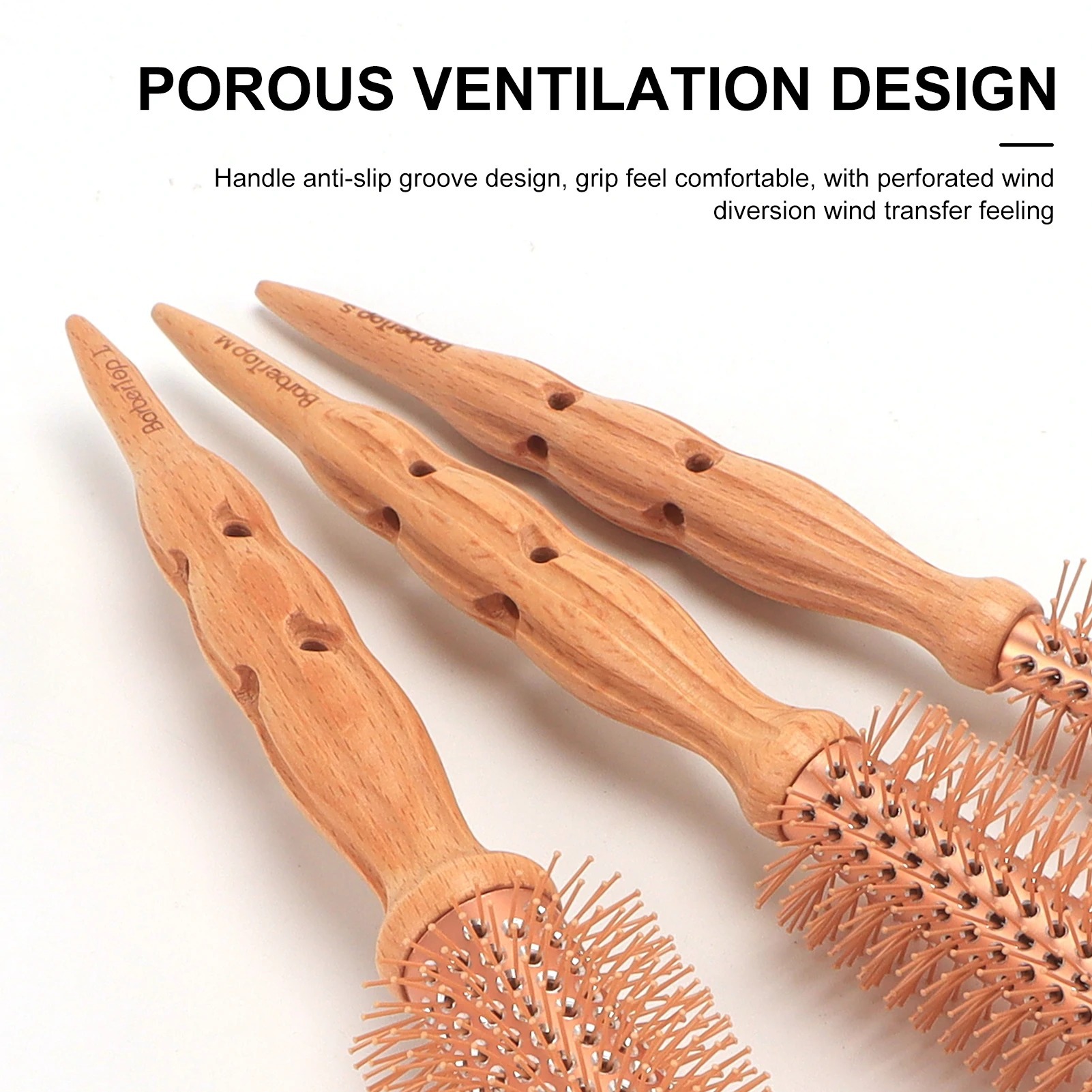 Curly hair comb with inner buckle blown straight hair styling comb ...