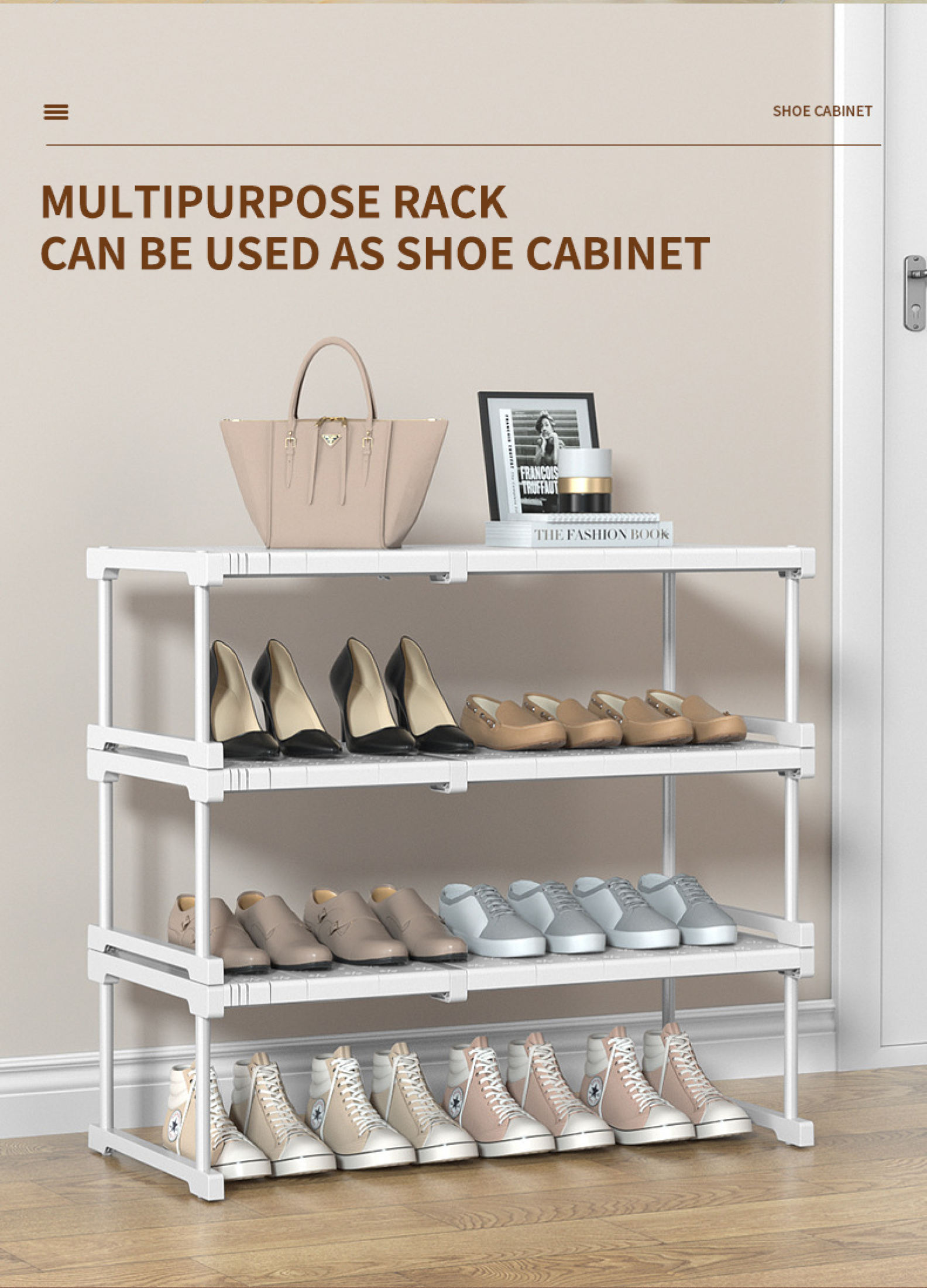 SG STOCK】Adjustable Cabinet Divider Holder Layered Partition Board ...
