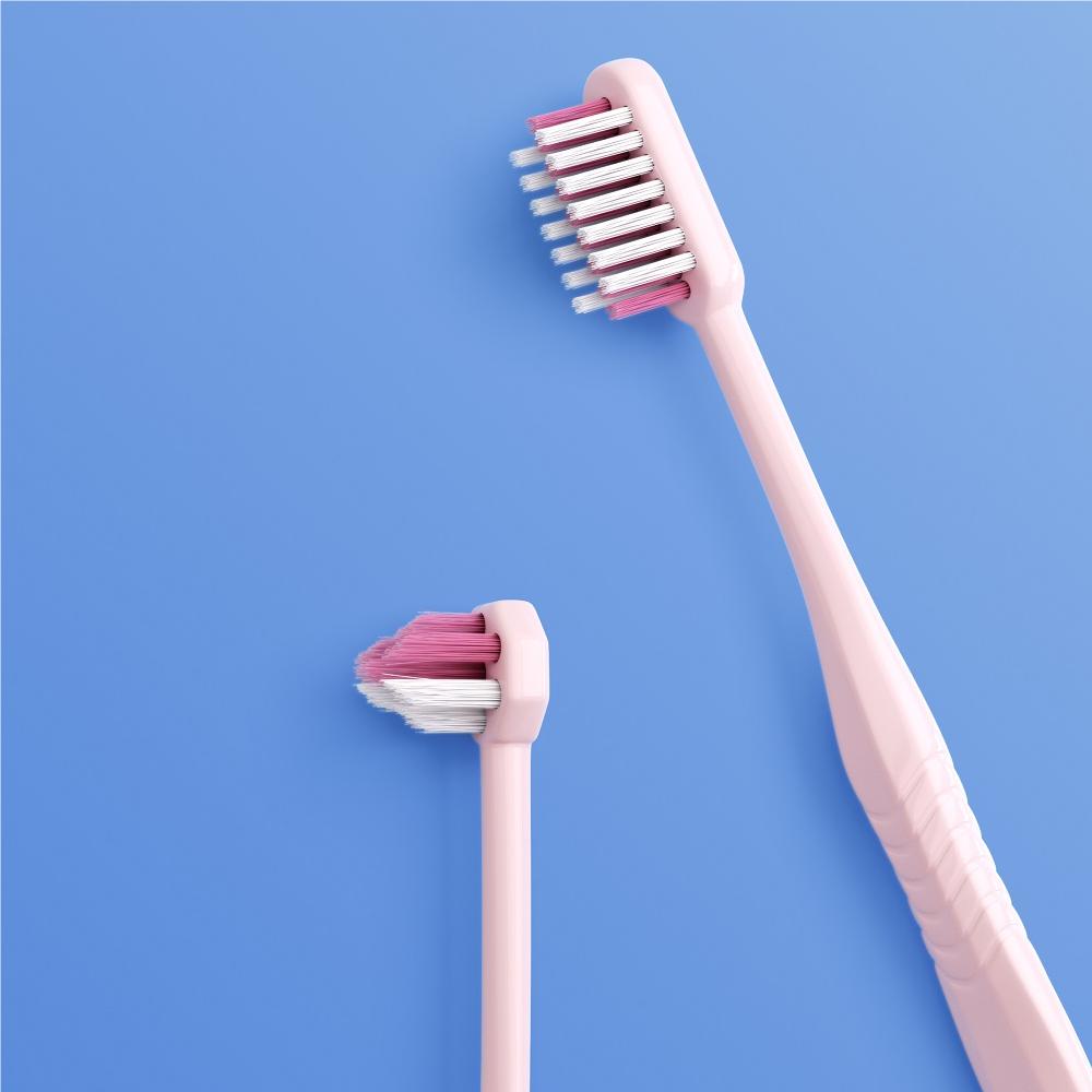 AIRKISS 2PCS Orthodontic Toothbrush Planting Care Toothbrush Ultra-fine ...