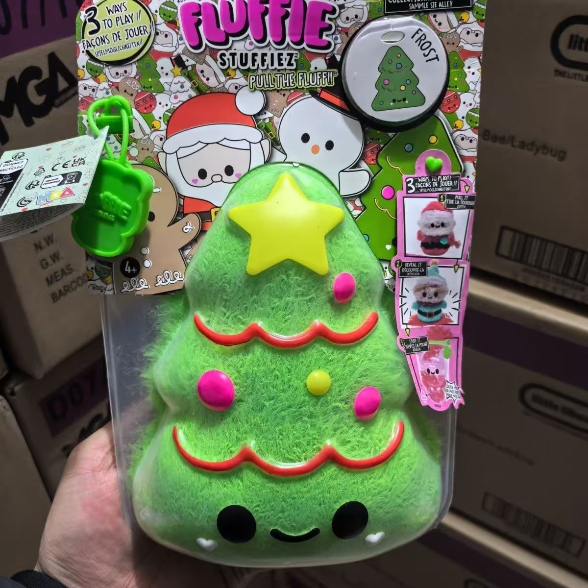 Fluffie Stuffiez Holiday Christmas Tree Small Collectible Feature Plush ...