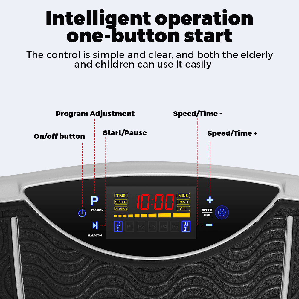 Onetwofit Upgraded Bluetooth fat-shaking machine Small household body ...