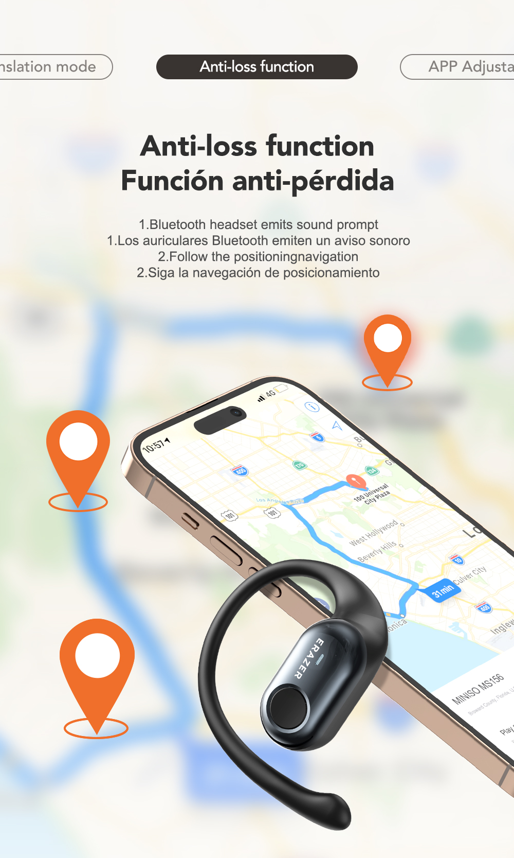 Lenovo ERAZER XT93 PRO Al Smart Real-Time Translation Wireless ...