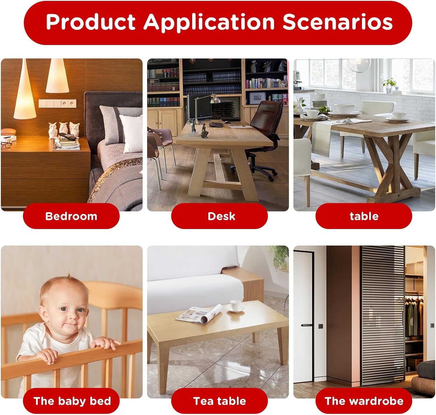 1pc Baby Protection Edge & Corner Guards for Table and Furniture ...