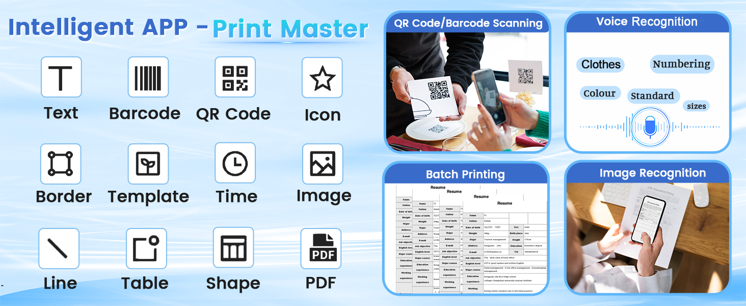 Phomemo M150 Bluetooth Label Sticker Printer,Inkless Thermal Printer ...