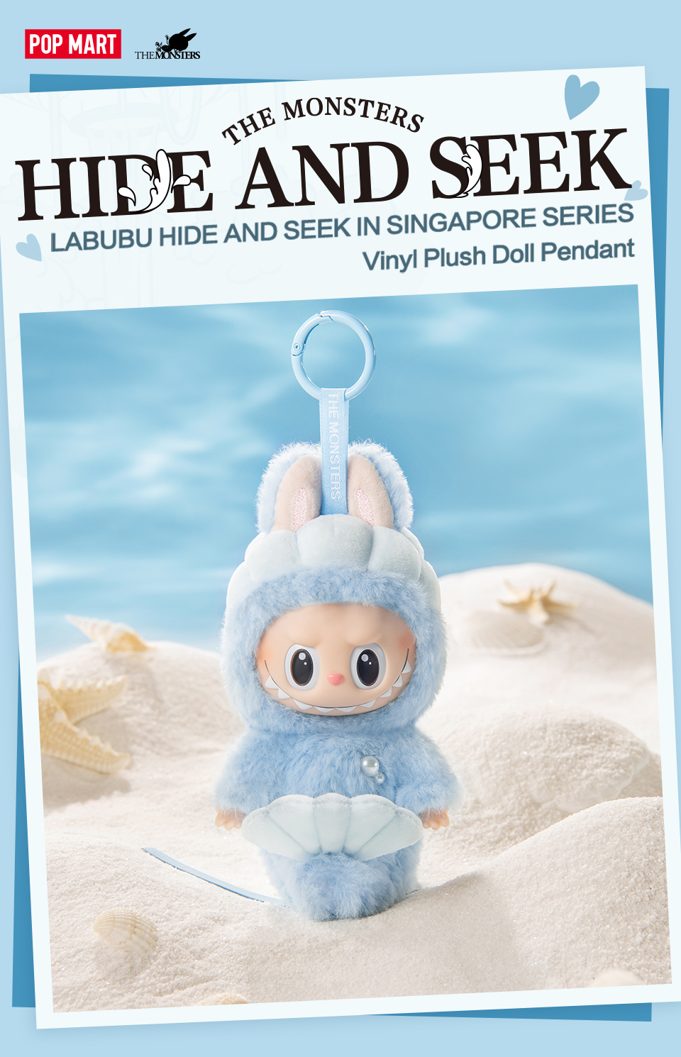 POP MART LABUBU HIDE AND SEEK IN SINGAPORE SERIES - Vinyl