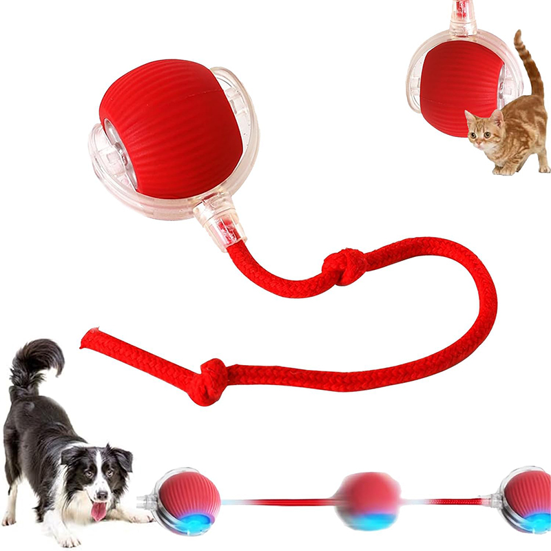 View of Smart Electronic Dog Toy Ball Automatic Rechargeable Interactive ...