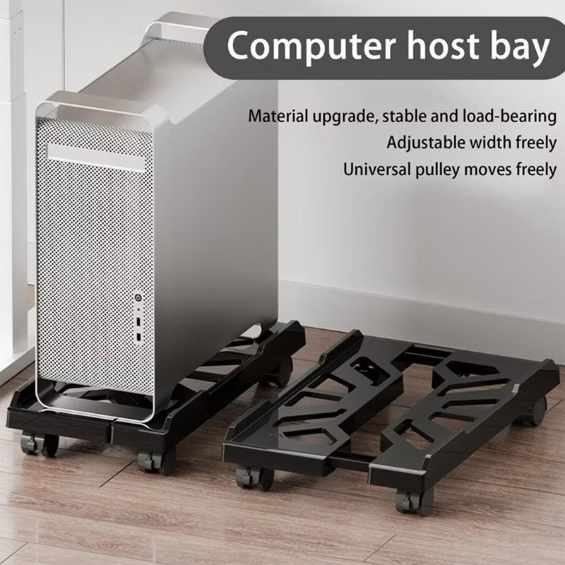 【SG Stock】☀️☀️Retractable Cpu Stand Adjustable Cpu Roller Stand With ...