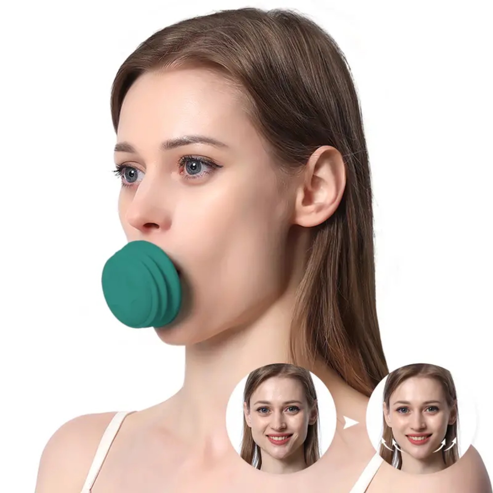 Thin Face Masseter Muscle Trainer Silicone Mandibular Line Exerciser ...