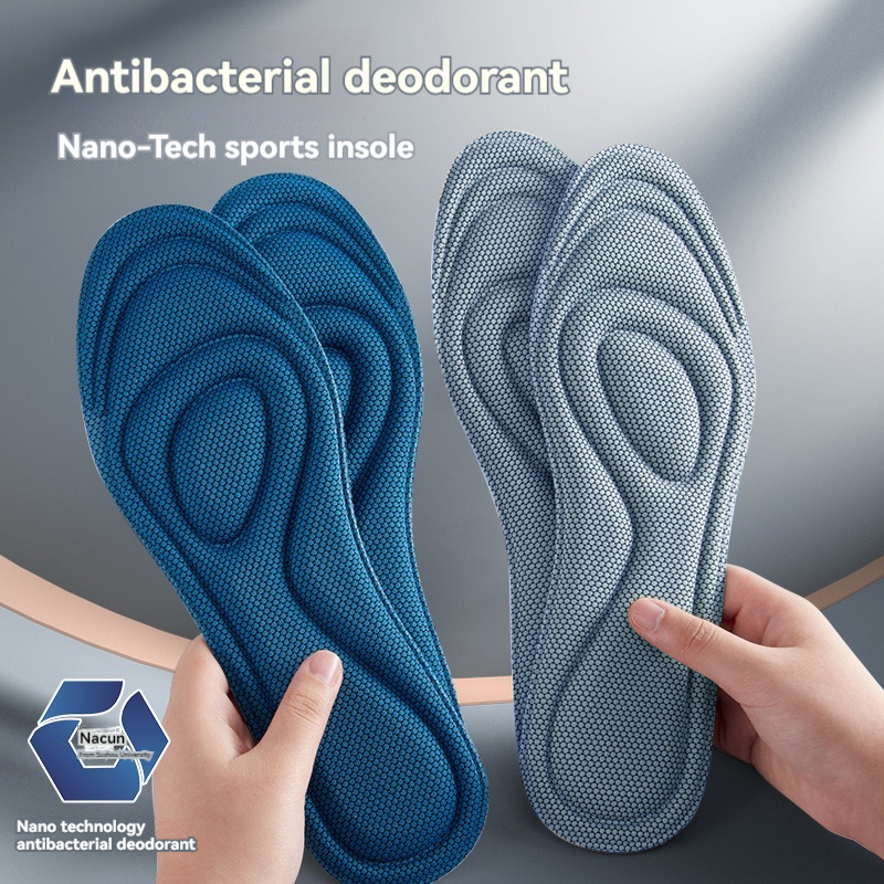 4D Elasticity Sports Insoles reathable & Ultra Soft Comfortable Foot ...