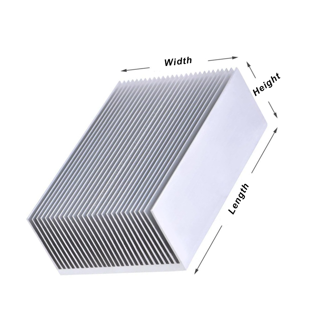 Aluminium Heatsink Cooling Fin Transistor Semiconductor