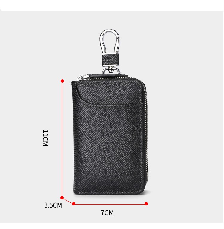 New Genuine Leather Key Wallets Men Simple Car Key Holder Practical ...