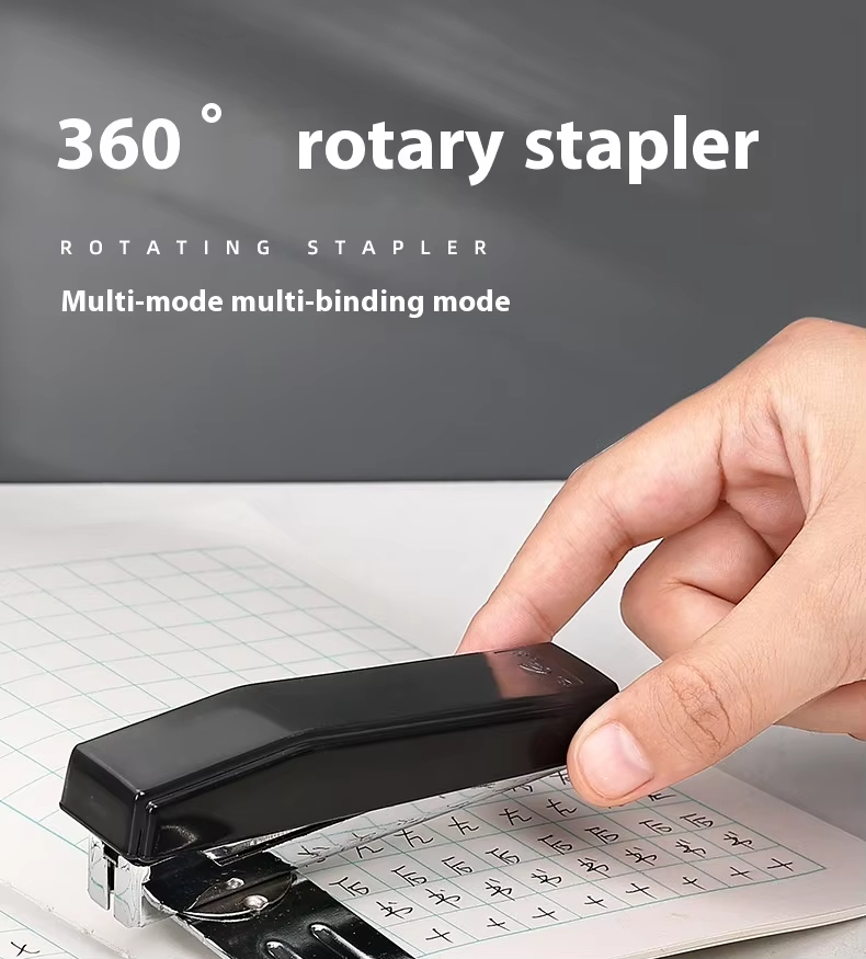 360 Rotatable Heavy Duty Stapler Standard Long Stapler Stapling Use 24/ ...