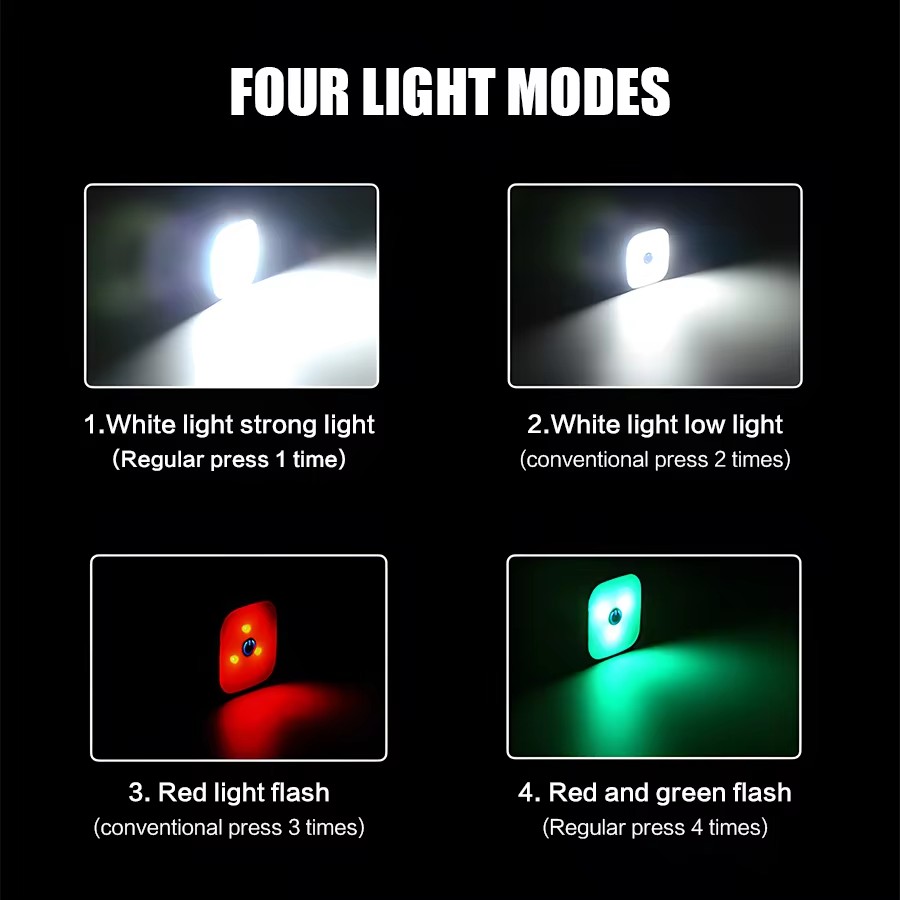 2PCS LED Running Lights For Runners, Multi-functional LED Headlamps ...