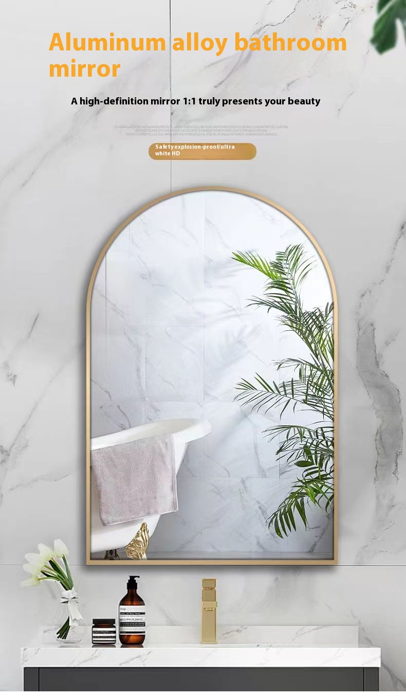 【SG Lucky Store】[SG stock Fast Shipping]Arch mirror Wall hanging art