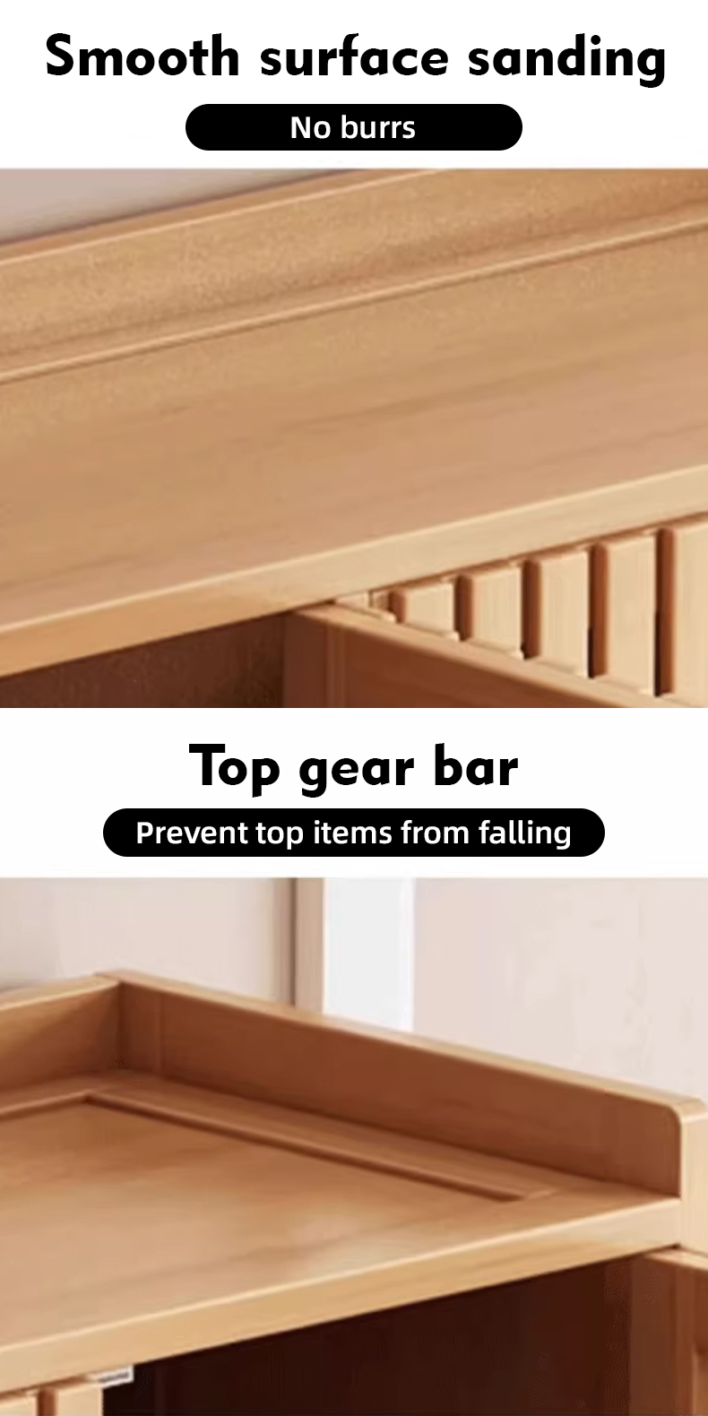 HOOA【SG Local Seller】2025 New Bamboo Wood Shoe Rack Carbinet With Door ...