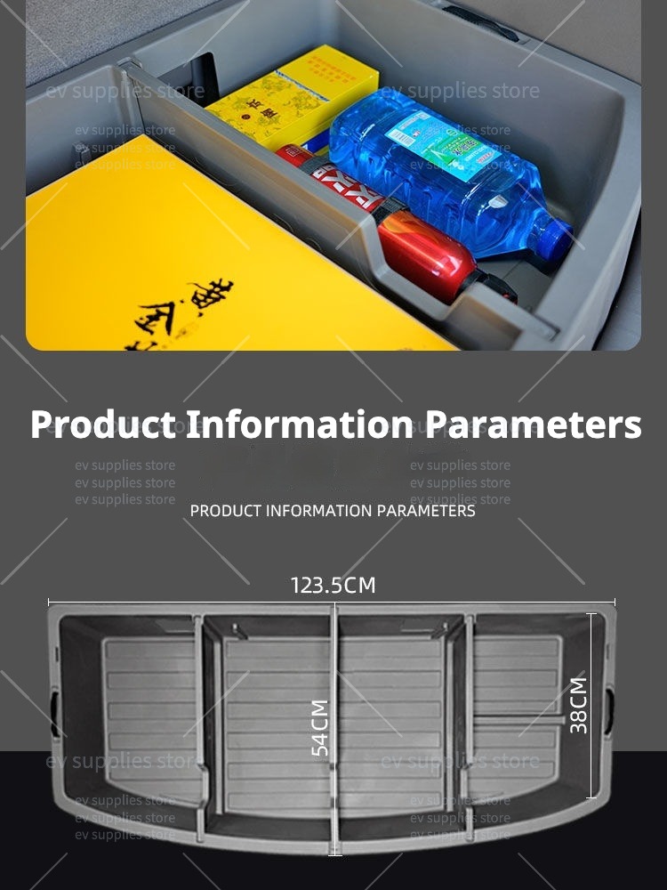 For denza d9 Rear Front Trunk Storage Box Frunk Organizer Tray with ...