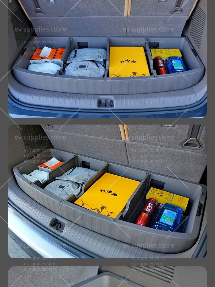 For denza d9 Rear Front Trunk Storage Box Frunk Organizer Tray with ...
