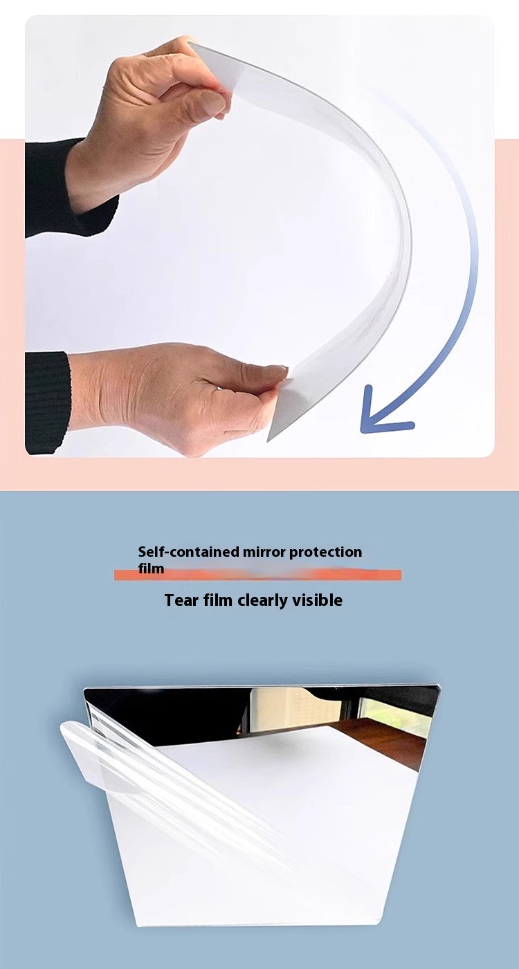 【SG Local Seller】Acrylic Mirror Soft Mirror Wall Stickers Adhesive self ...