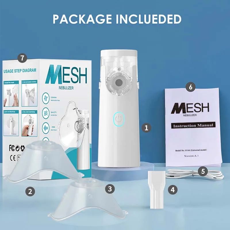 USB Portable Inhaler Nebulizer for Adults and Children, SY308 ...
