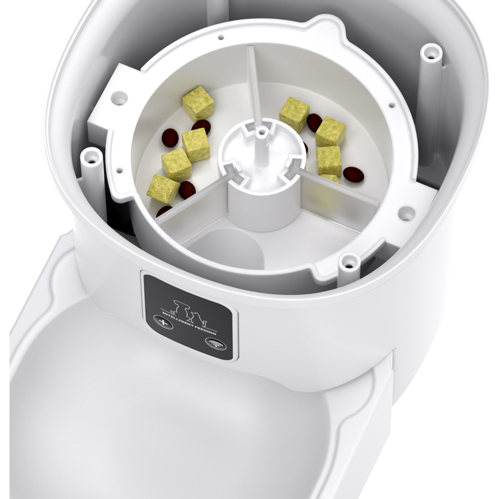 4l Wifi Button Automatic Cat Feeder Intelligent Cat And Dog Pet Feeder