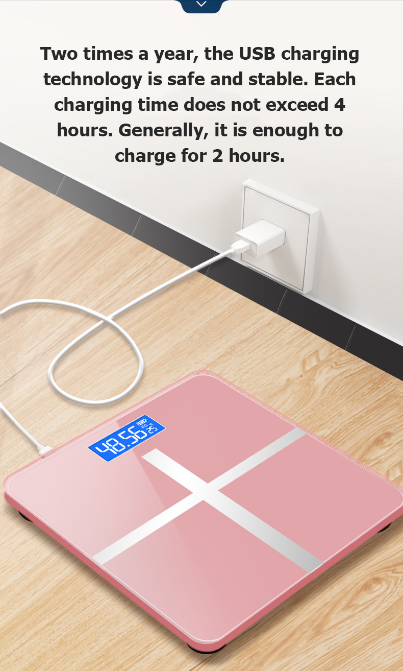 【SG Inventory】Household weight scale, human body electronic scale, USB ...