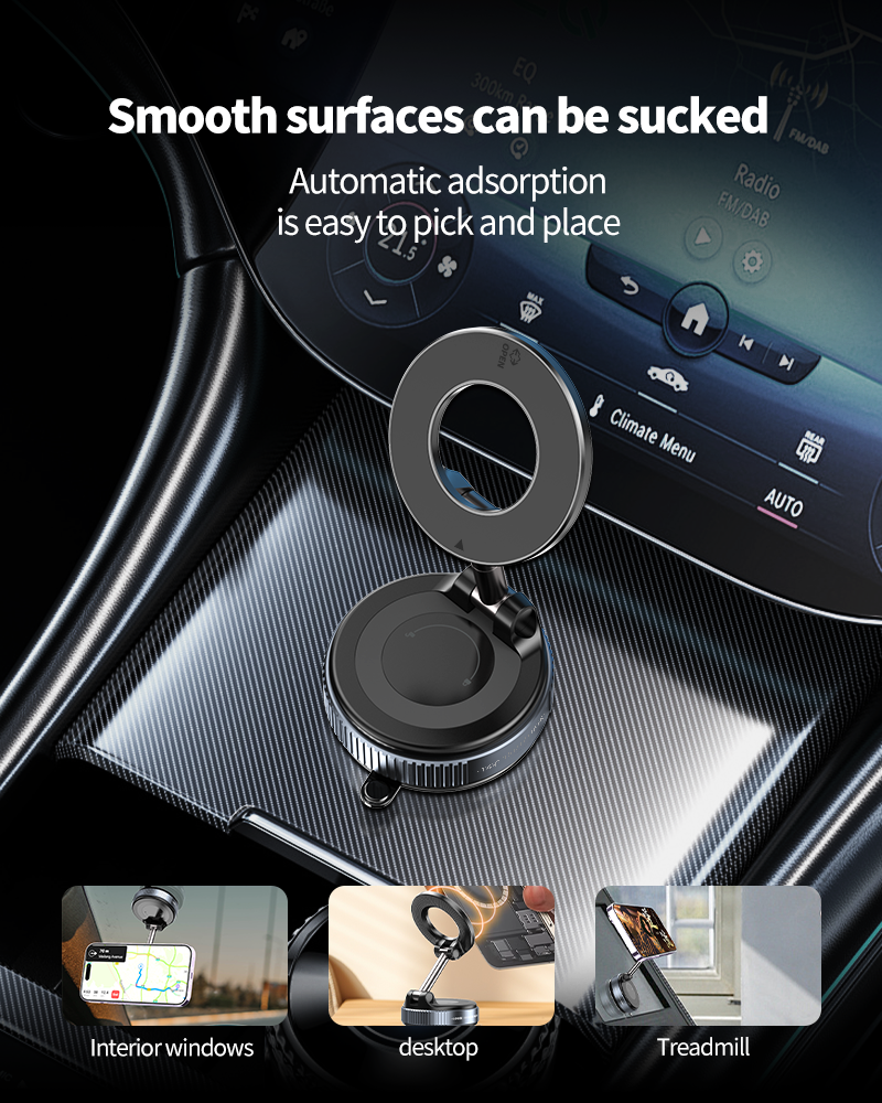 K007 Strong Magnetic Car Phone Holder Foldable Design 360° Adjustable ...