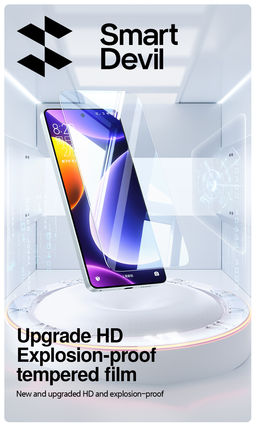SmartDevil Screen Protector For Xiaomi POCO X7 Pro/F8 Ultra/X8 Pro/X6 ...