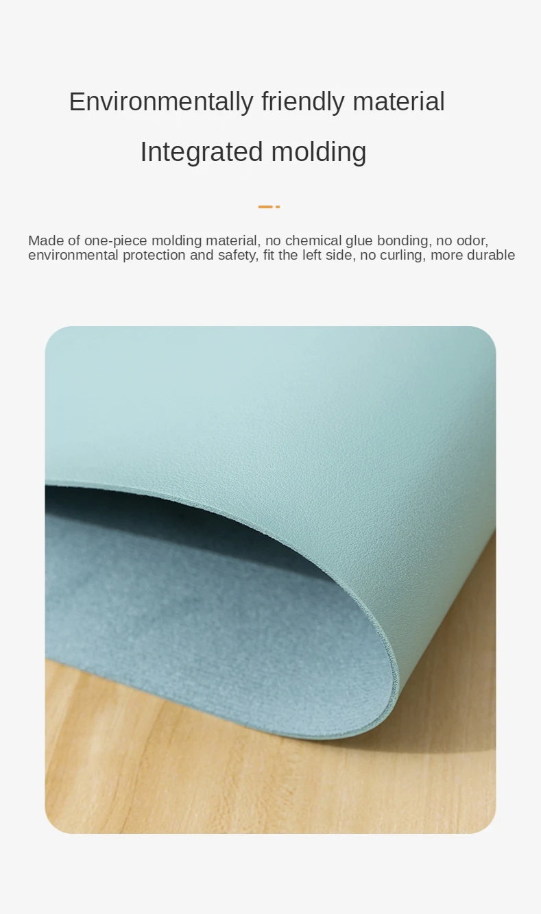 Versatile Dual-Sided PU Leather Mouse Pad: Waterproof, Non-Slip, and ...