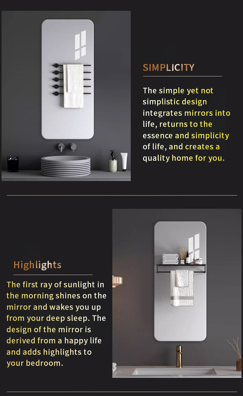 (SG Warehouse) Soft Mirror Wall Sticker Self-Adhesive Acrylic Full ...