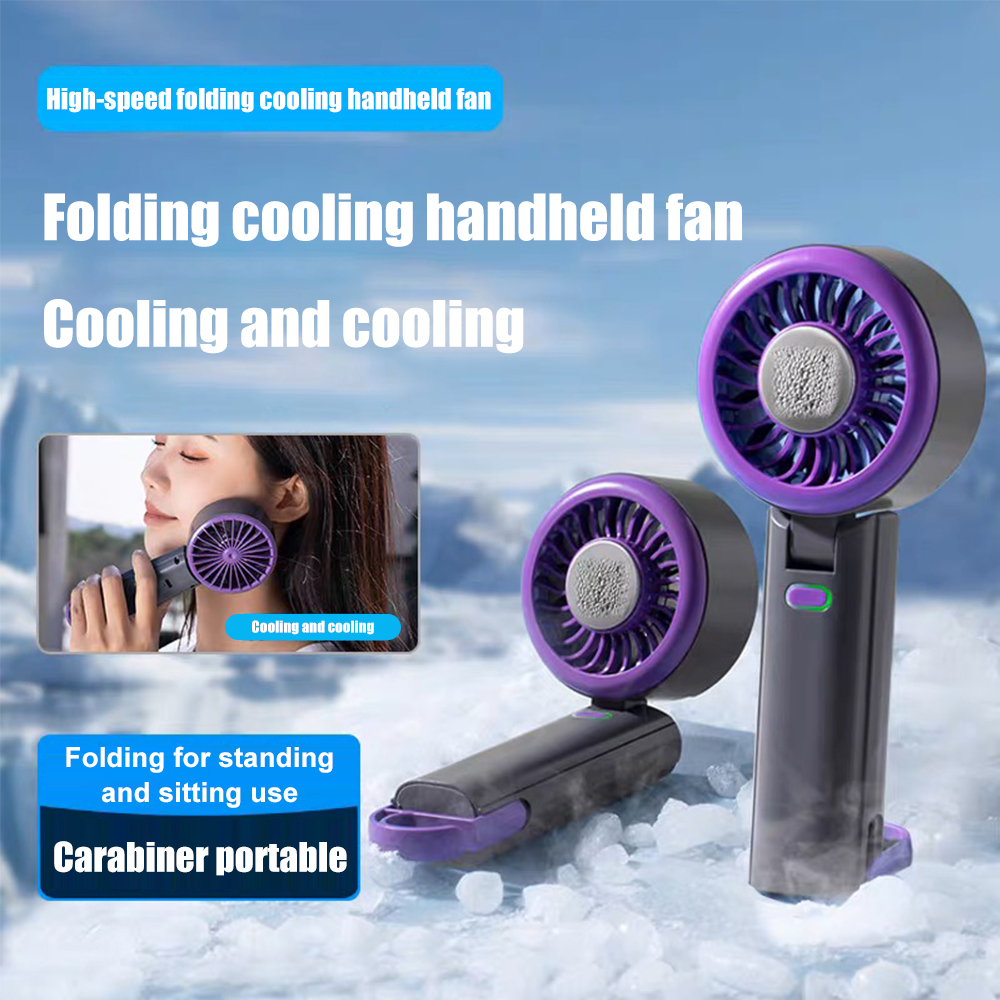 New portable rechargeable fan Portable Handheld Turbo Fan 100 Speed ...