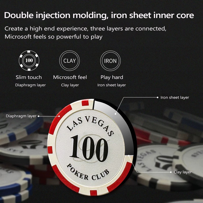 Poker chip set, casino games, casino chips, poker chips/mahjong chips ...