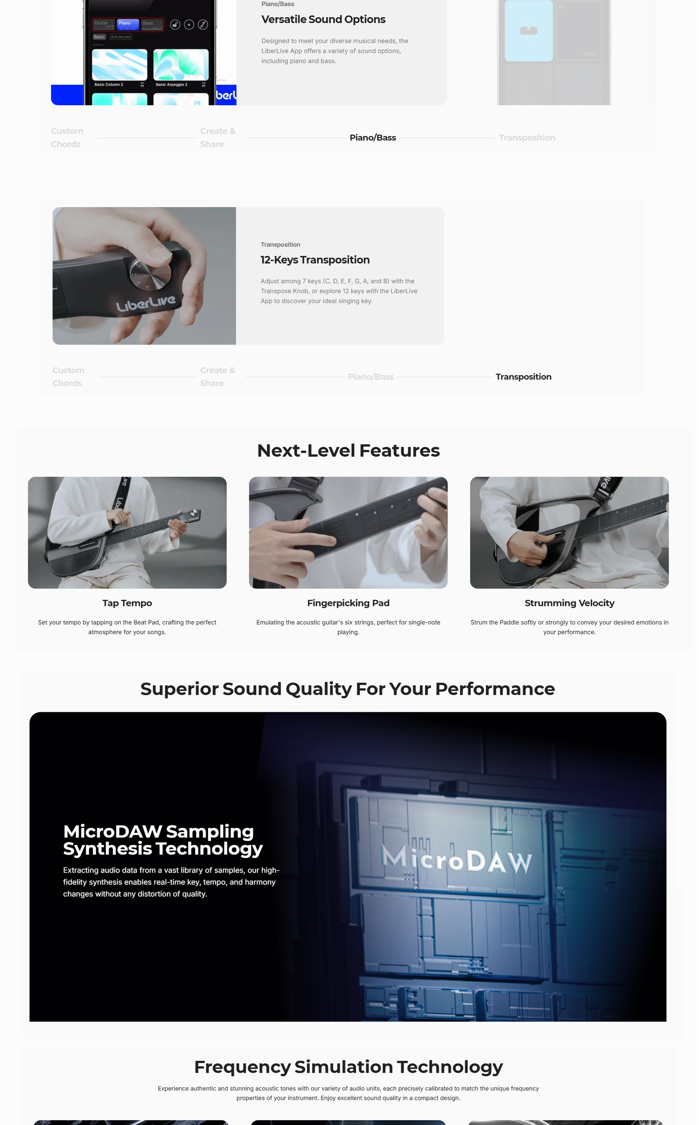 LiberLive C1 stringless guitar fusion accompaniment guitar automatic ...