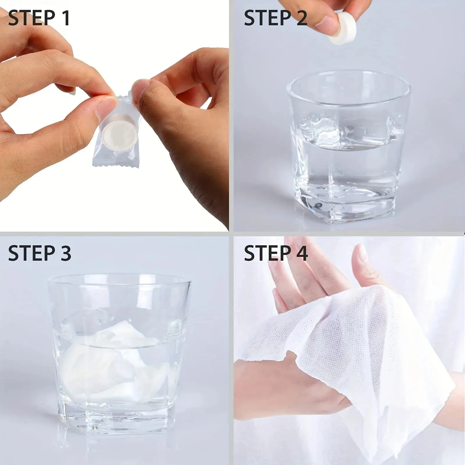 30pcs Portable Compressed Towel Disposable Face Cleaning Soft ...