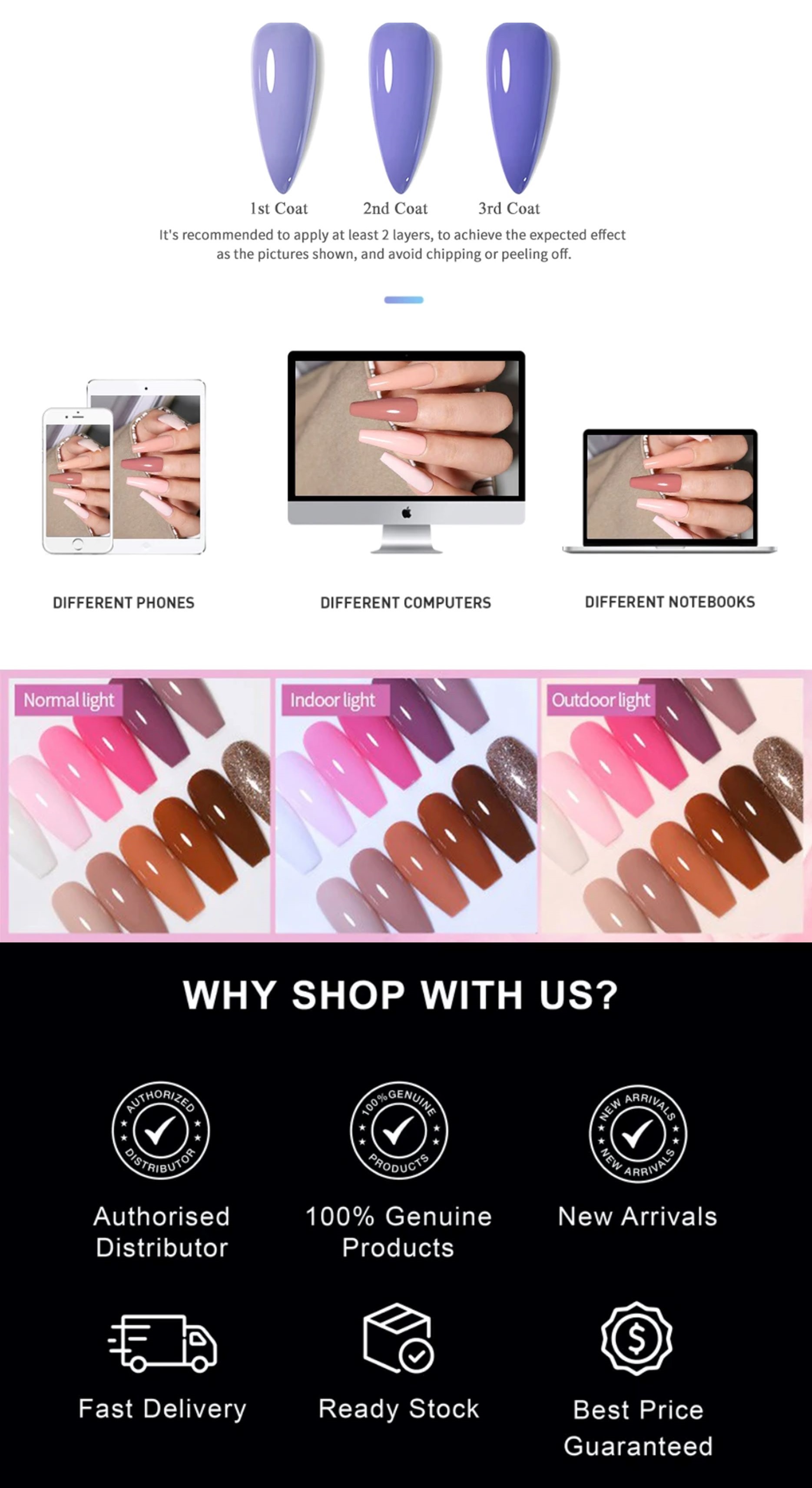 O.P.I Color Lisbon Collection DIY at home Pure colors Hot Sale Brand ...