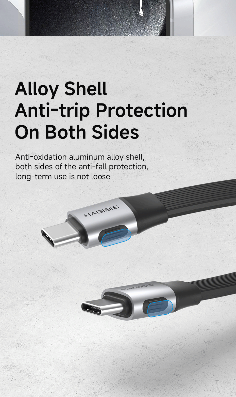 Hagibis Short USB C to USB C Full Function Cable USB4 V2 Date Cable ...