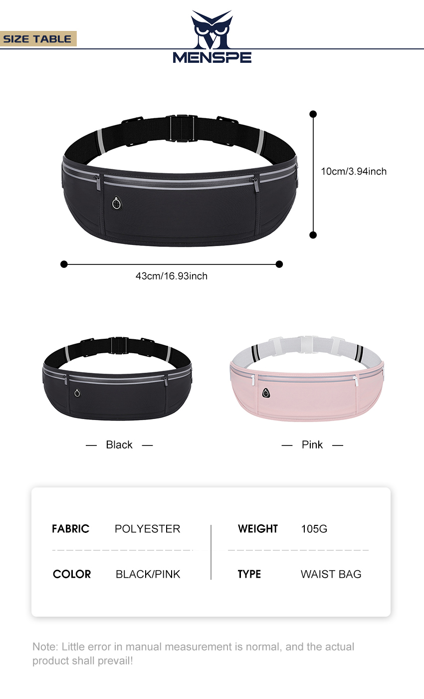 thumbnail image 2 of Running Belt And A Sports Headband, Waist Belt,Sports Belt 2 of 9